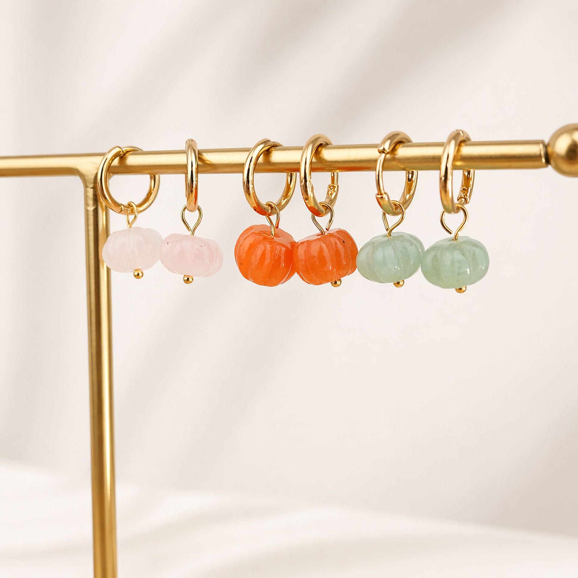 Boucles d'oreilles quartz Helene