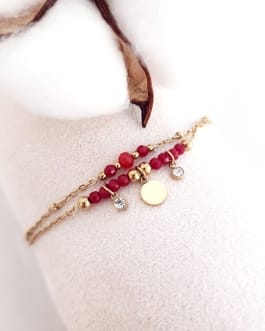 bracelet rouge Lia