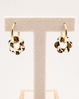 Boucles d’oreilles Guépard Rosalie
