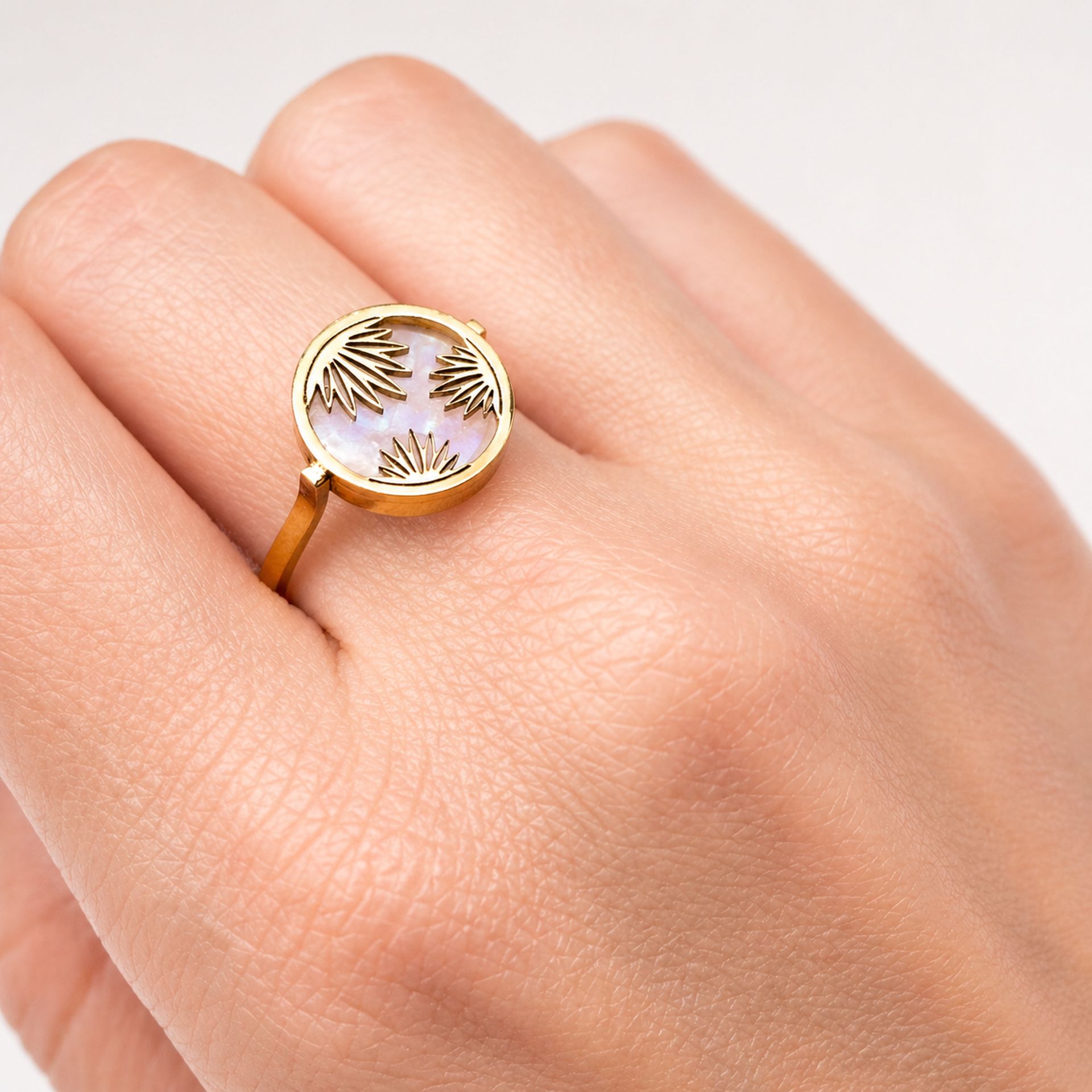 Bague pierre de lune Hanna