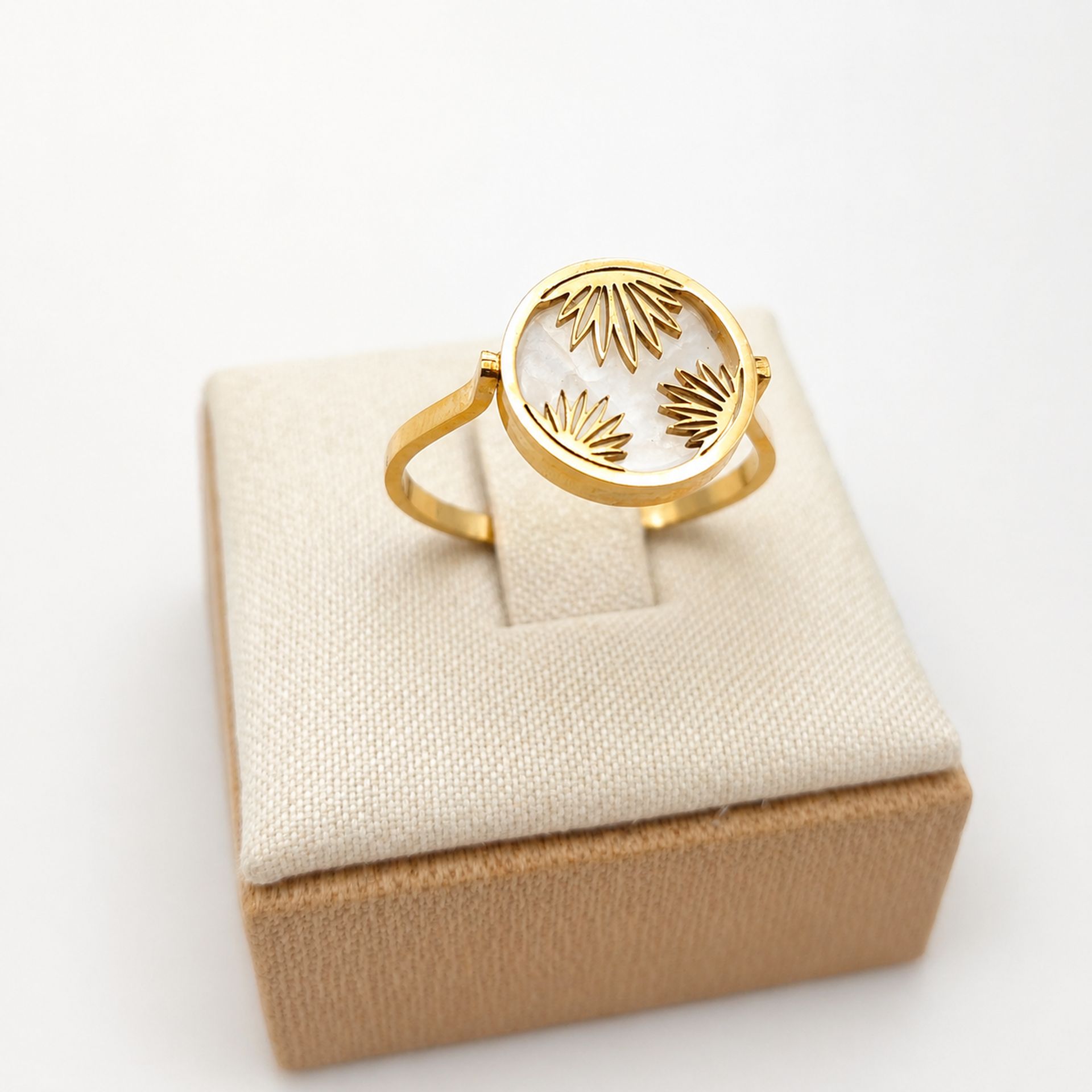 Bague pierre de lune Hanna