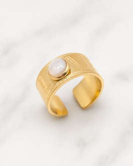Bague love nacre