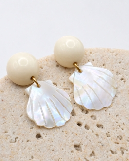 Boucles d’oreilles coquillage Séréna