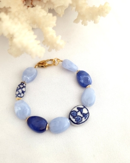 Bracelet bleu Elia