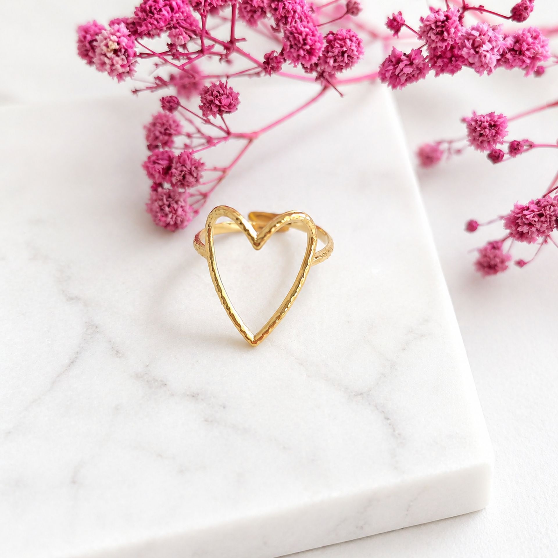 bague cœur Élia