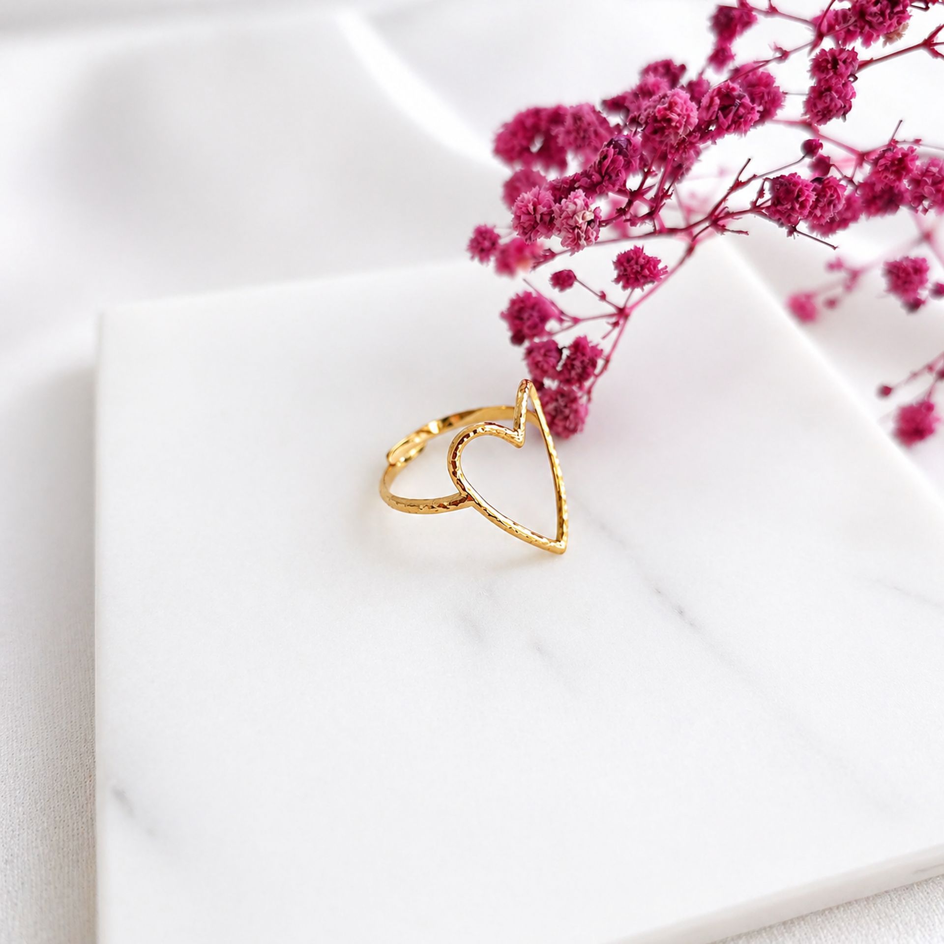 bague cœur Élia