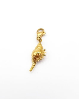 Clips coquillage 20x9 mm