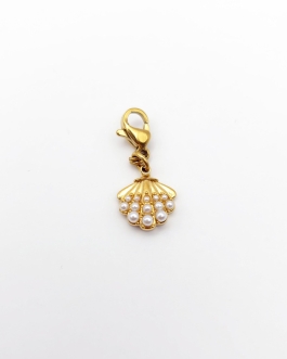 Clips coquillage nacre