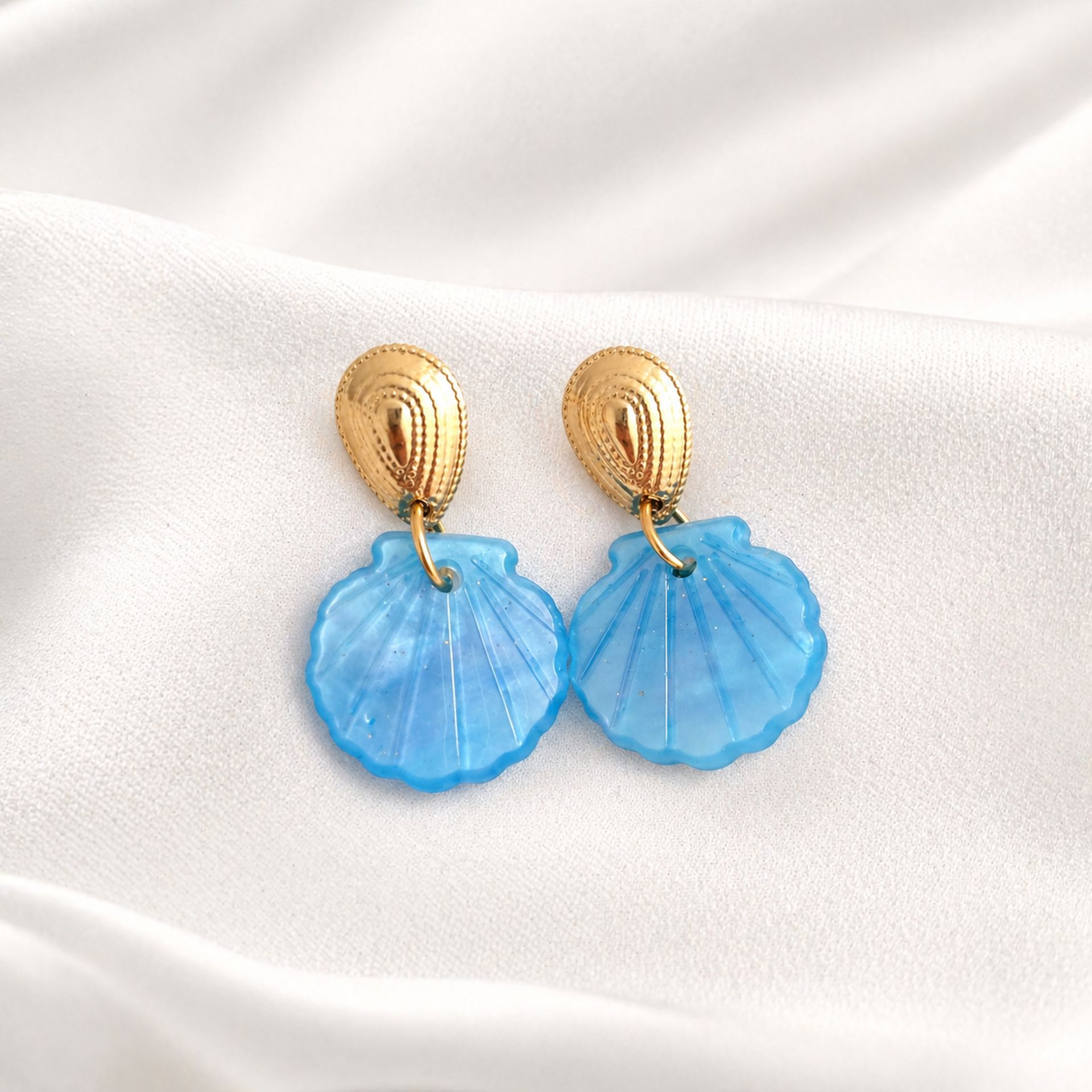 boucles d’oreilles Eléa turquoise
