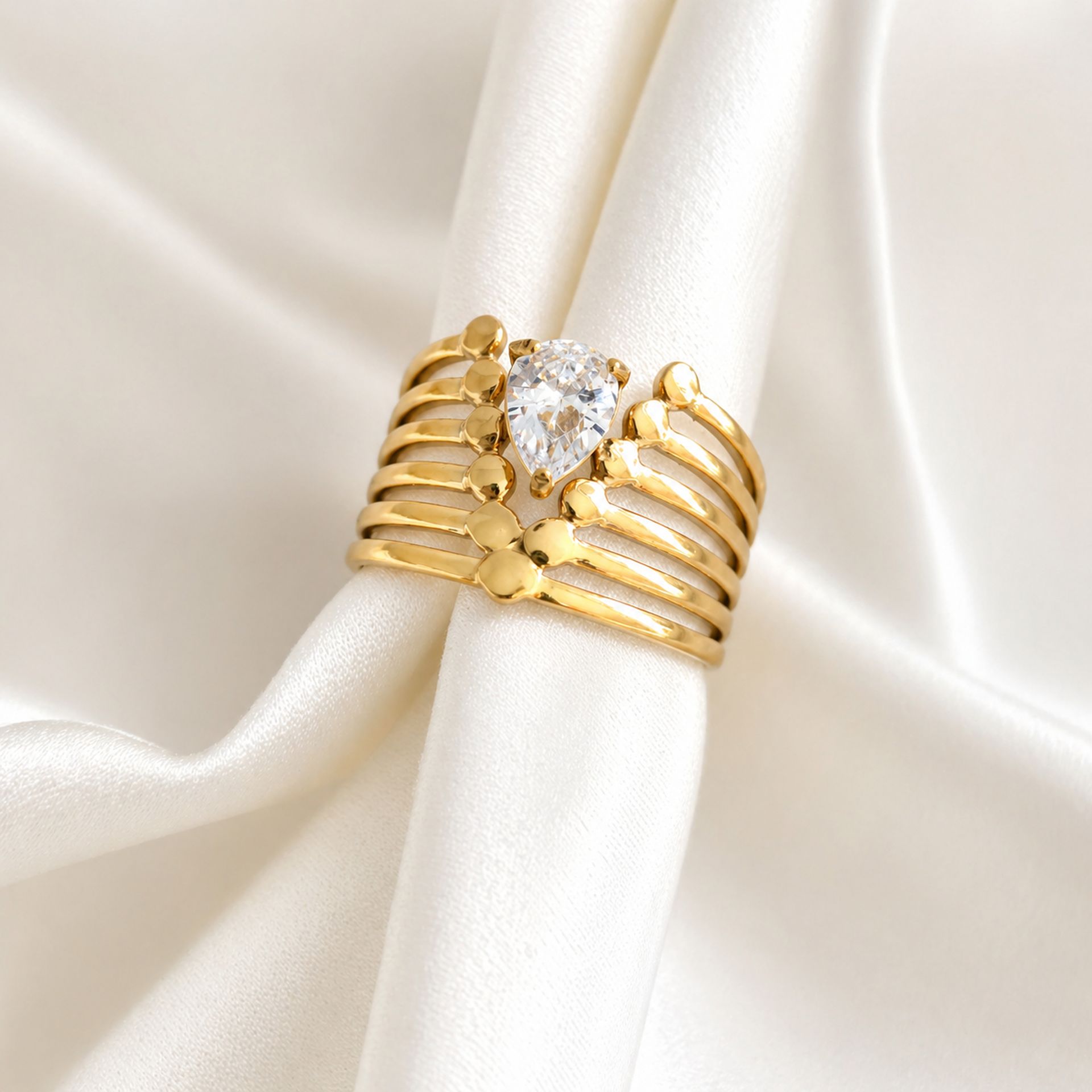 Bague zircon Bélise