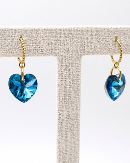 Boucles d'oreilles bleuclair Rumi