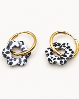 Boucles d’oreilles tachesNoires Rosalie