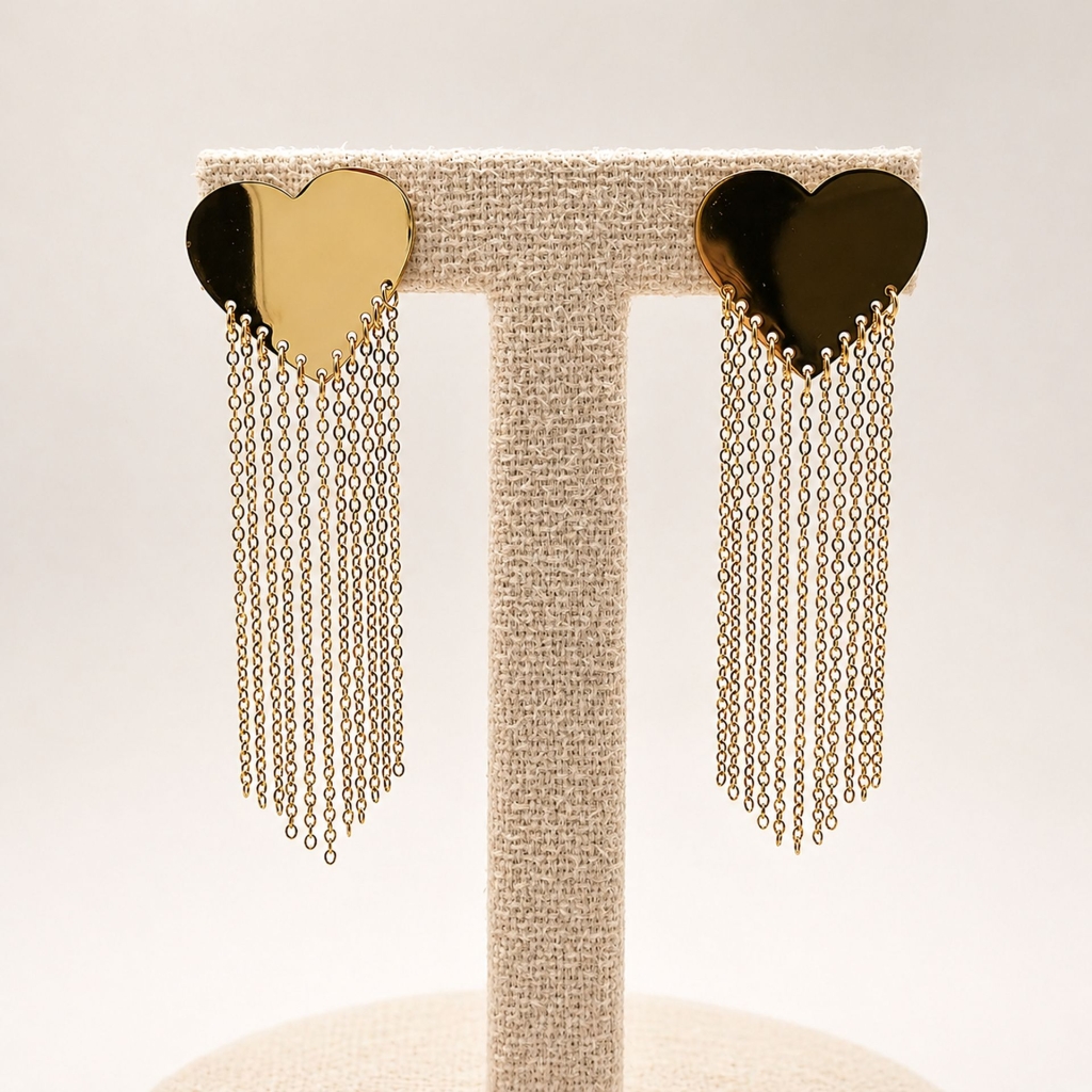 Boucles d’oreilles coeur Tiffany