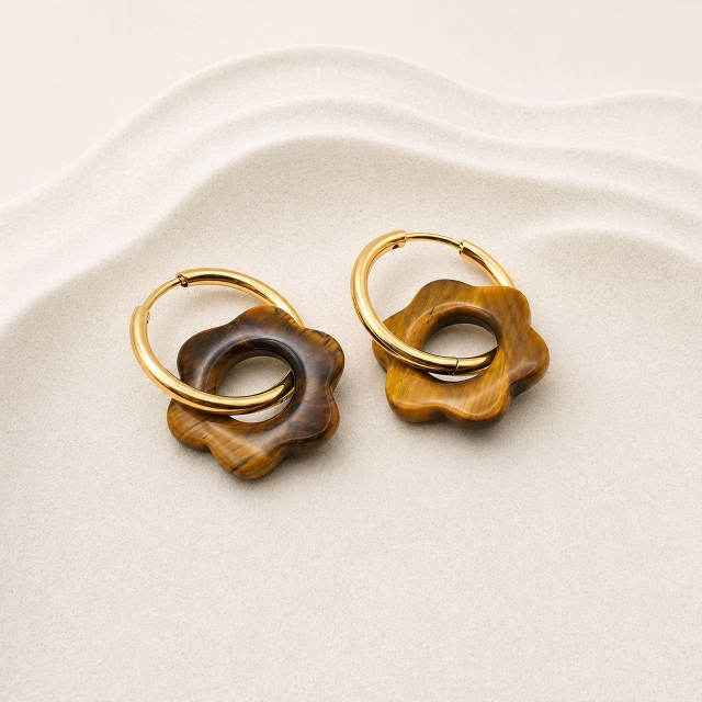 Boucles d’oreilles tigre Rosalie
