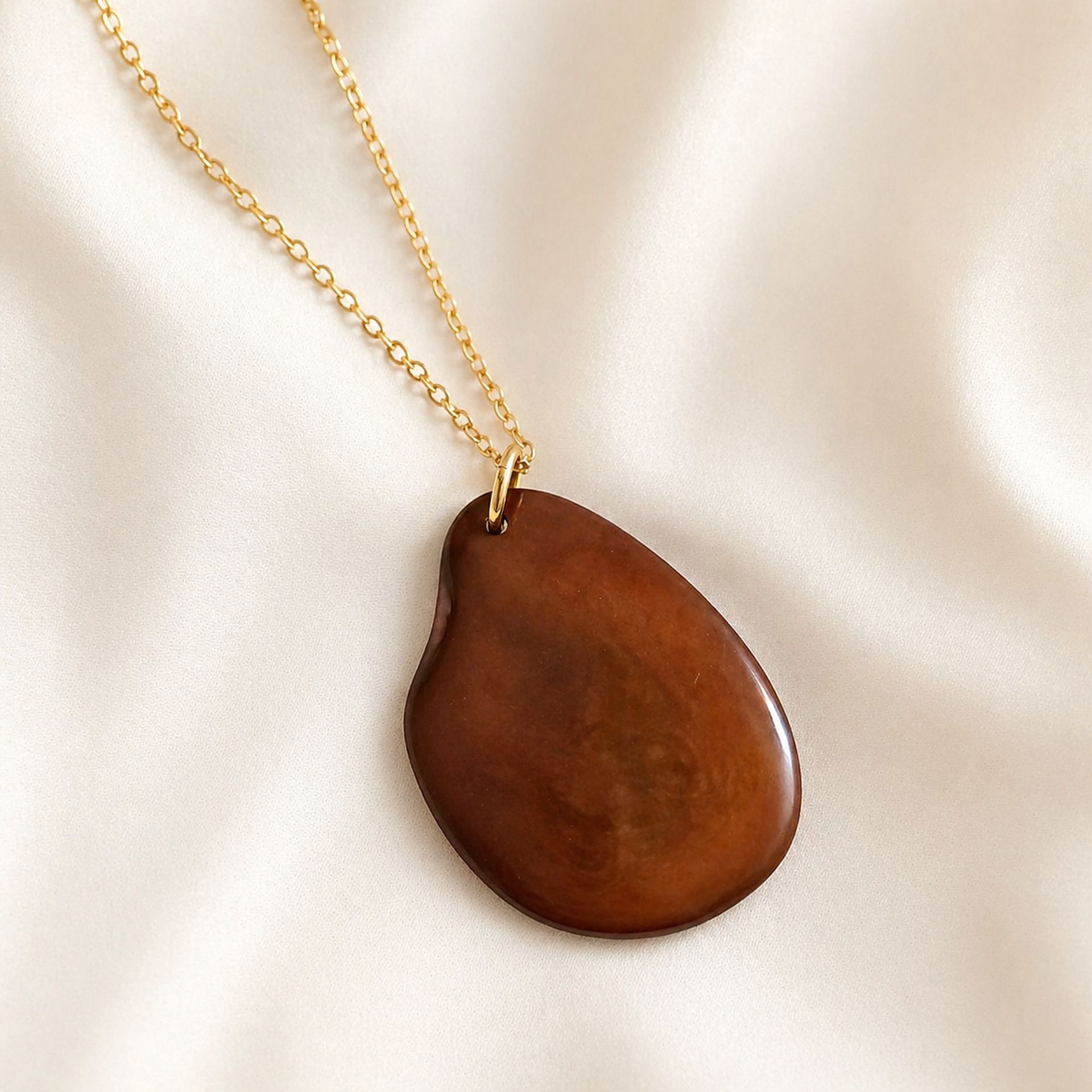 Collier chocolat Lior