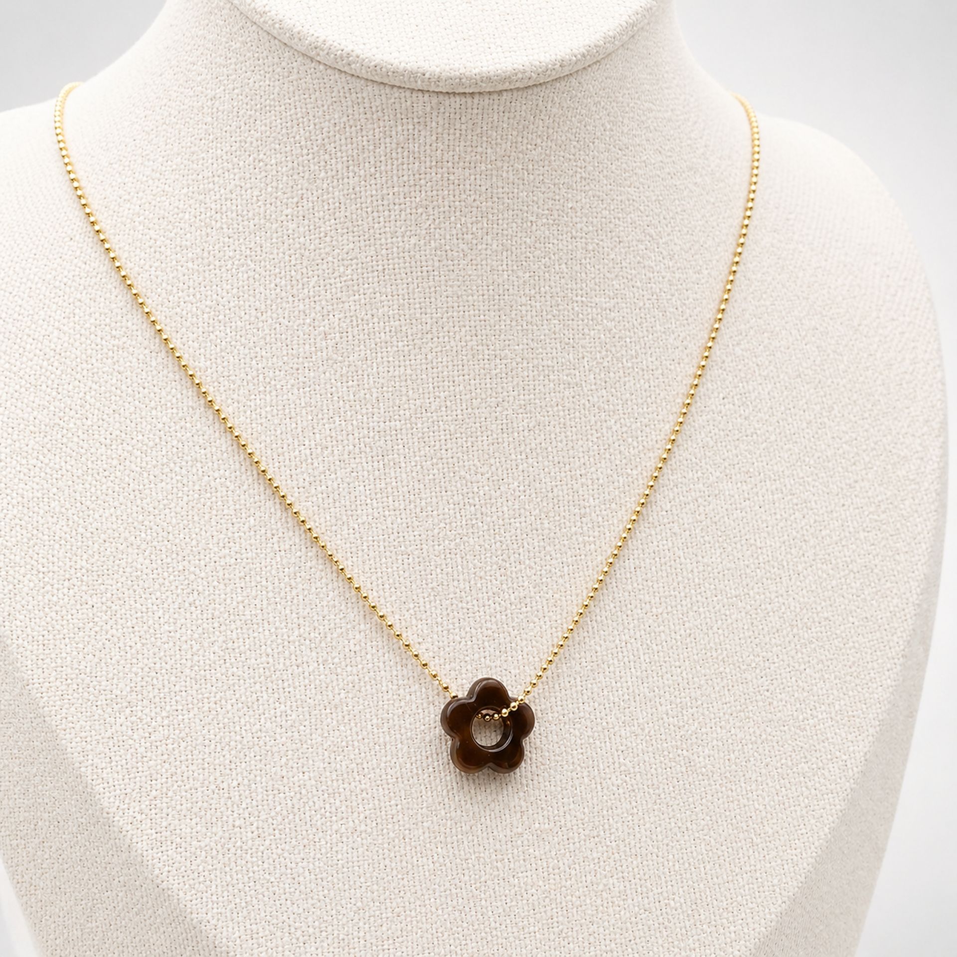 Collier marron Rosalie