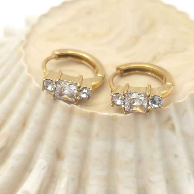 boucles d’oreilles cristal Onie