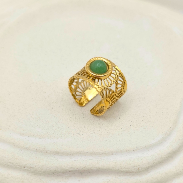 bague Aventurine Soléïs