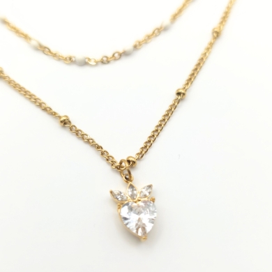 collier cristal Liv
