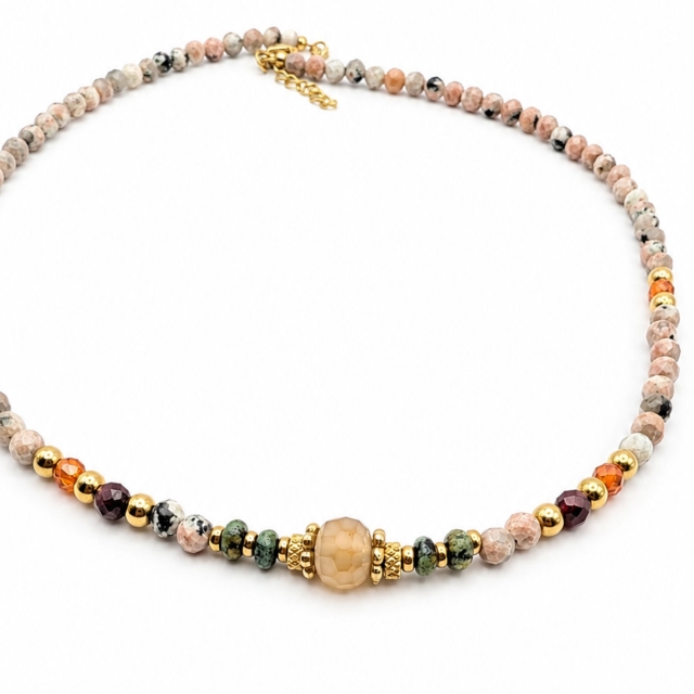 Collier perles Leni