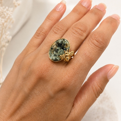 Image of Bague turquoise africaine Mélia