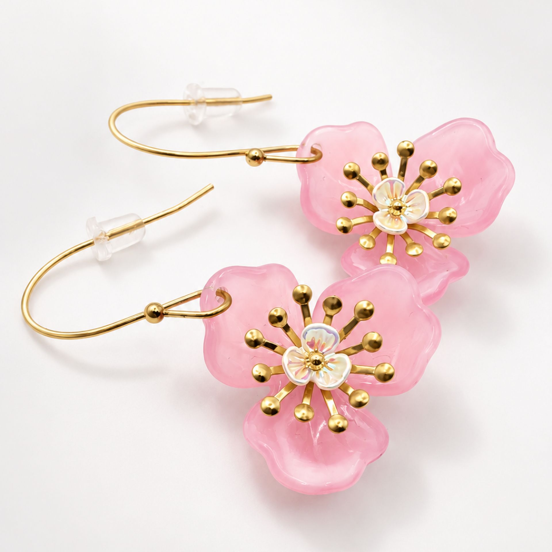 Boucles d’oreilles fleur Rosélia
