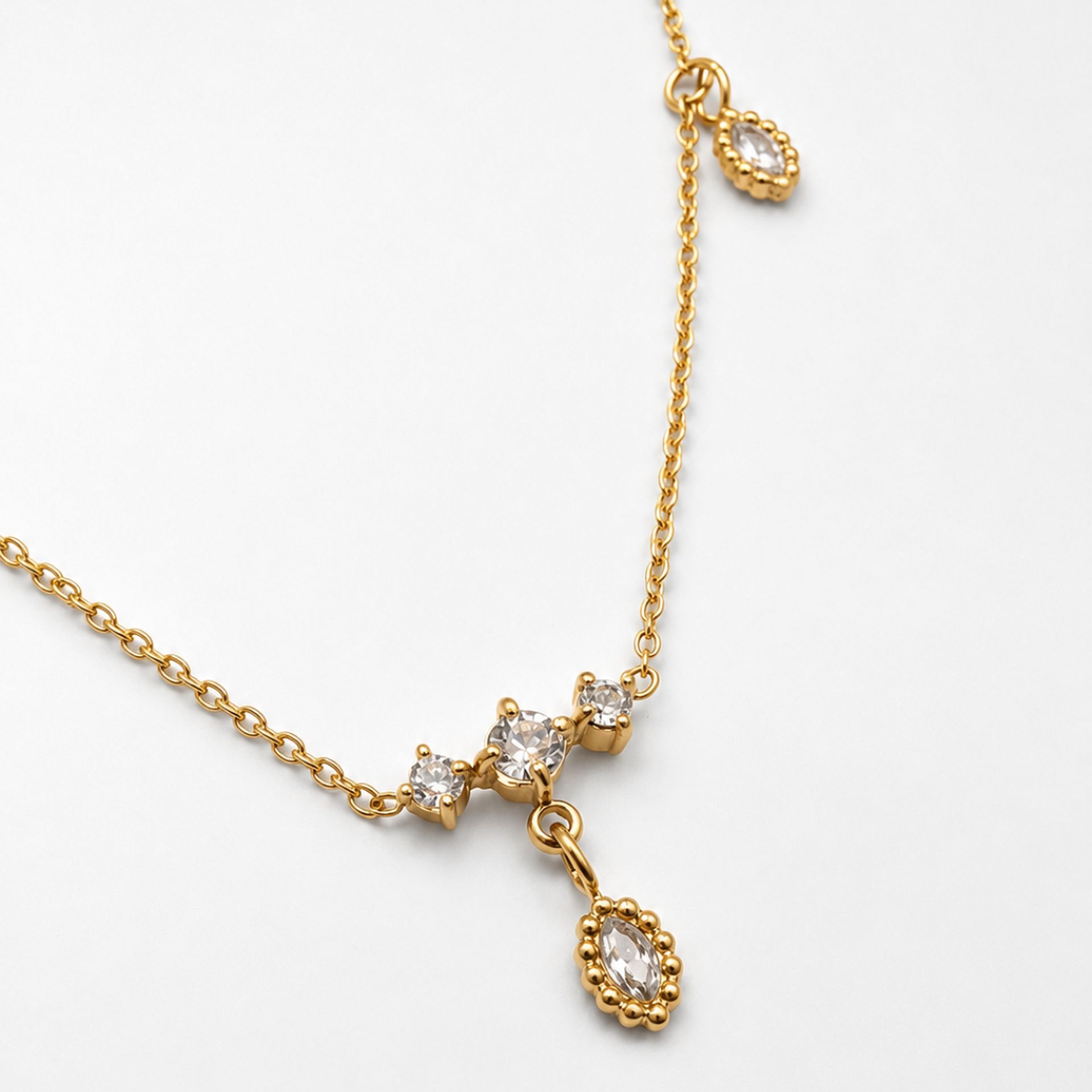 Collier zircon Liora