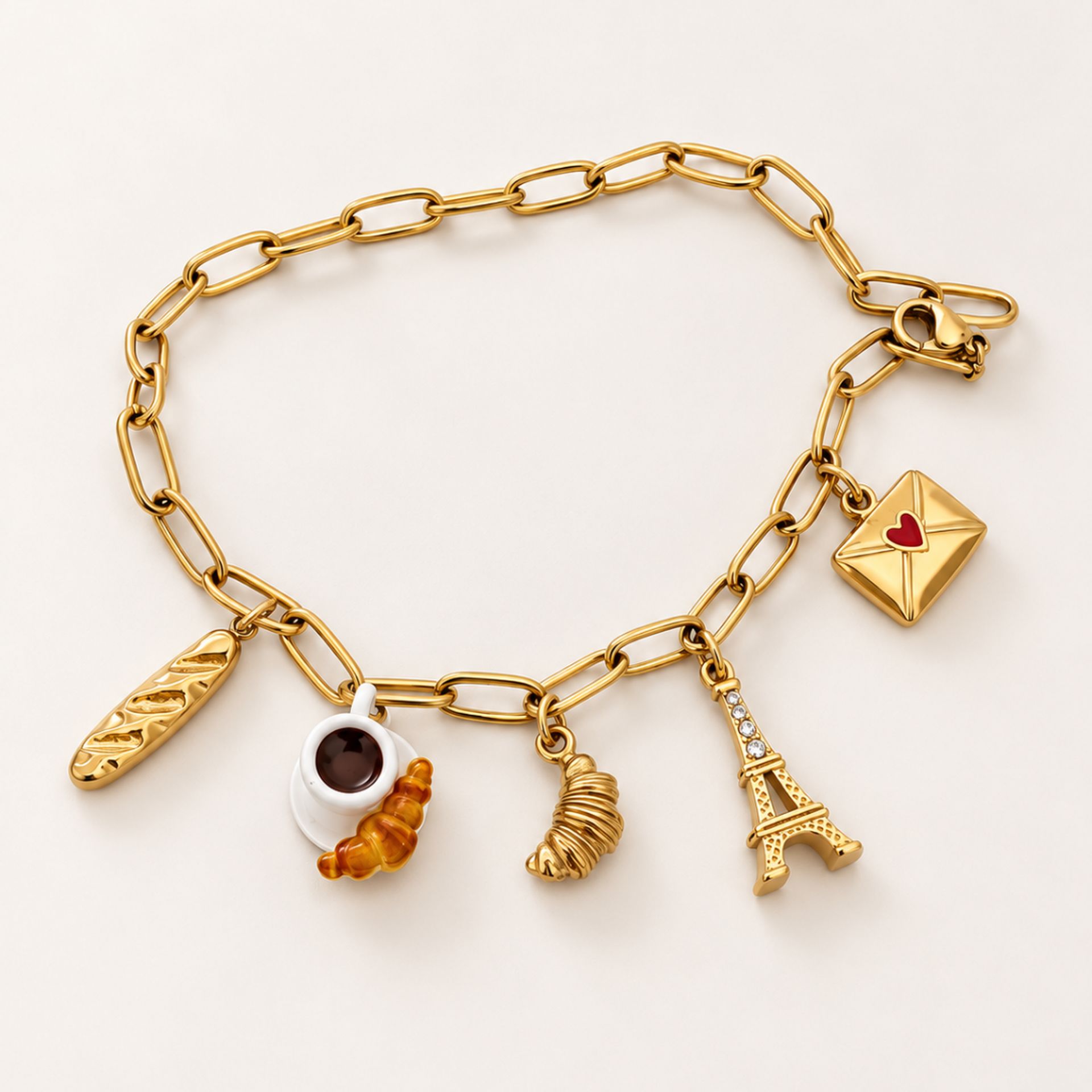 Bracelet breloques Parisienne