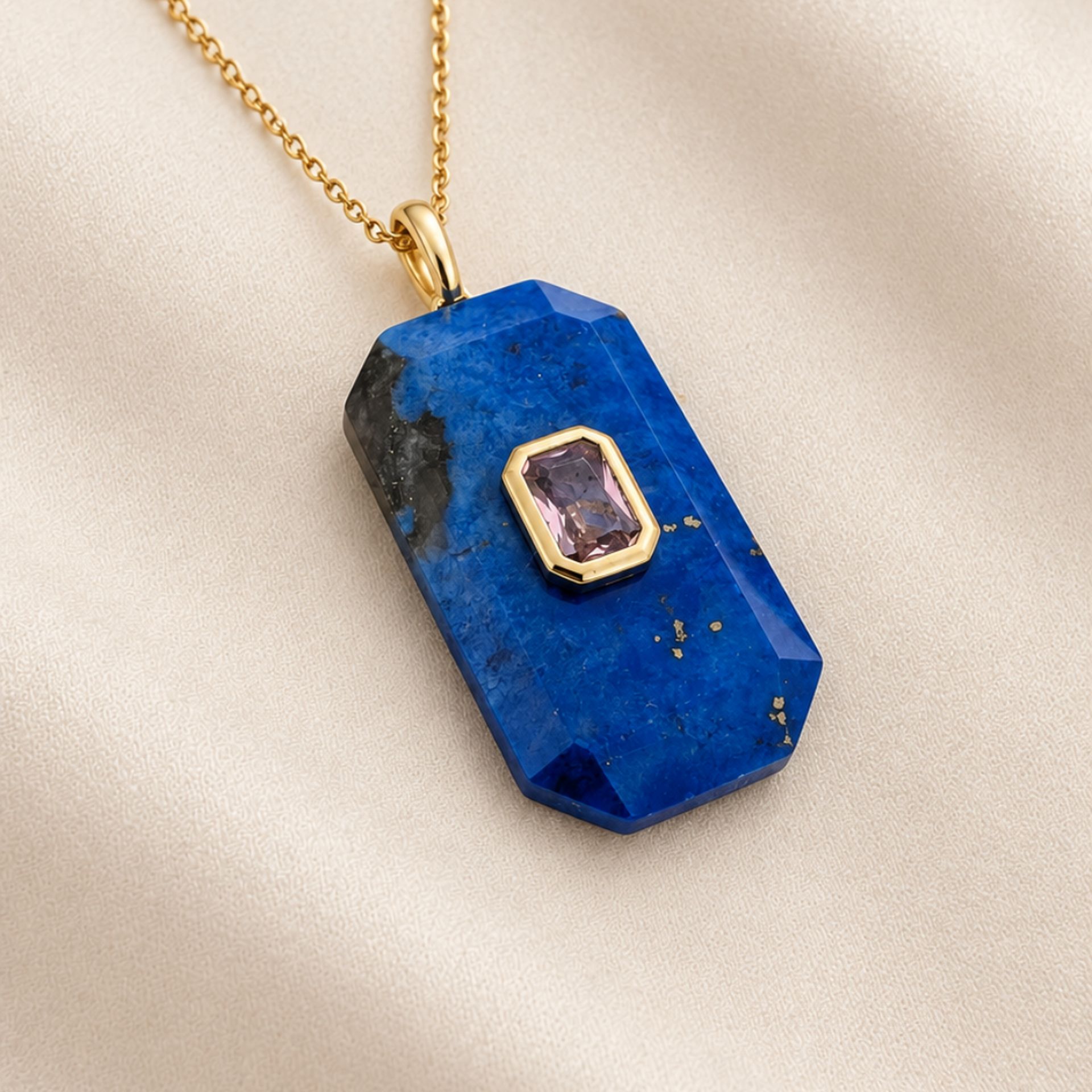 Collier Lapis lazuli Ada