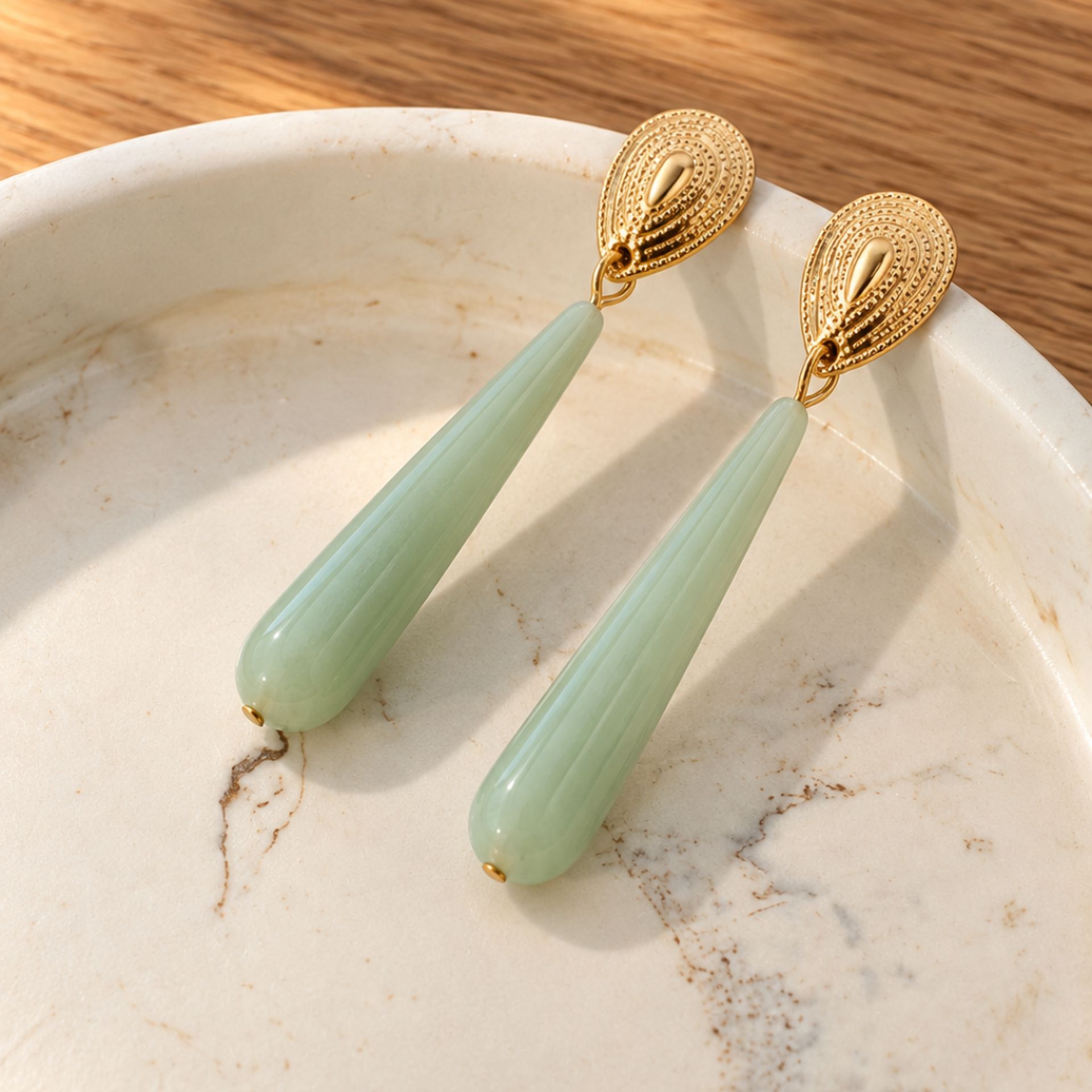 Boucles d’oreilles pendantes Soline